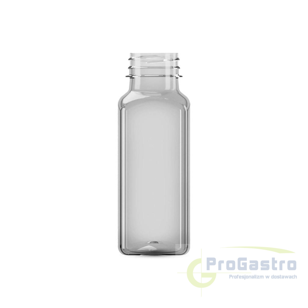 Butelka kwadratowa plastikowa 330 ml RPET Butelka kwadratowa plastikowa 330 ml RPET