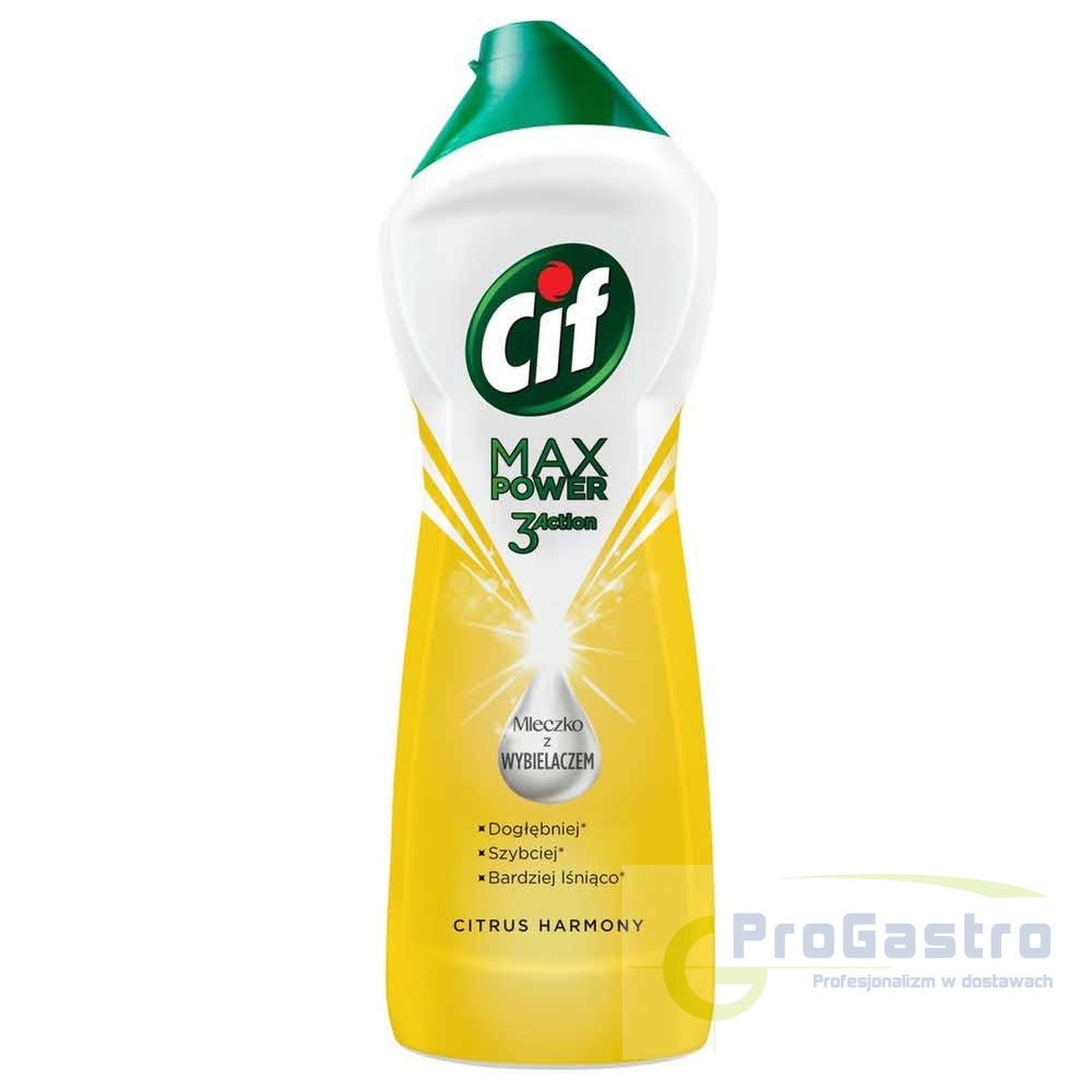 Cif Max Power Citrus Harmony z wybielaczem 1001g Cif Max Power Citrus Harmony z wybielaczem 1001g