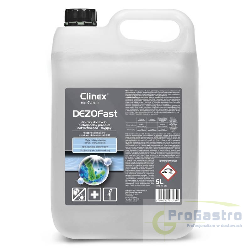 Clinex DezoFast 5 l Clinex DezoFast 5 l