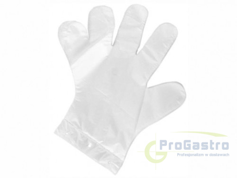 Rękawice Foliowe 100 sztuk HDPE Rozmiar M Rękawice Foliowe 100 sztuk HDPE Rozmiar M