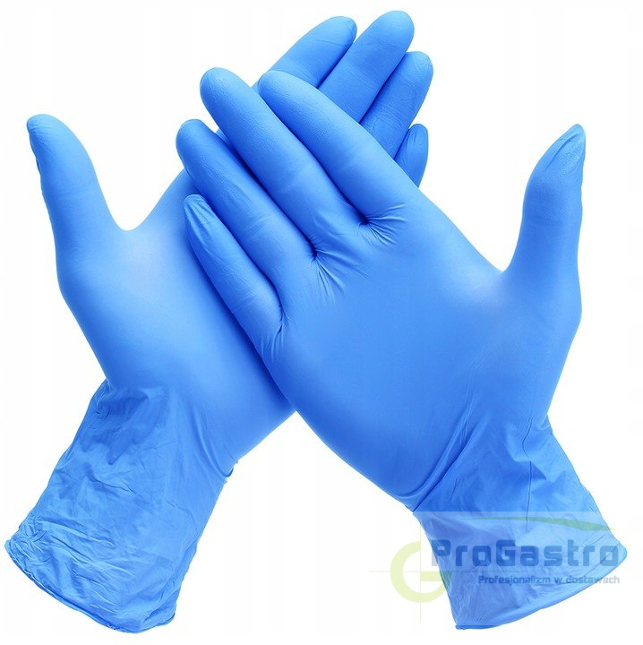 Rękawice nitrylowe niebieskie 1op/100 szt rozmiar L