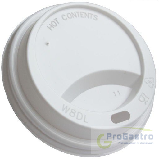 Wieczko białe do kubka papierowego 180 ml 100 sztuk Wieczko białe do kubka papierowego 180 ml 100 sztuk