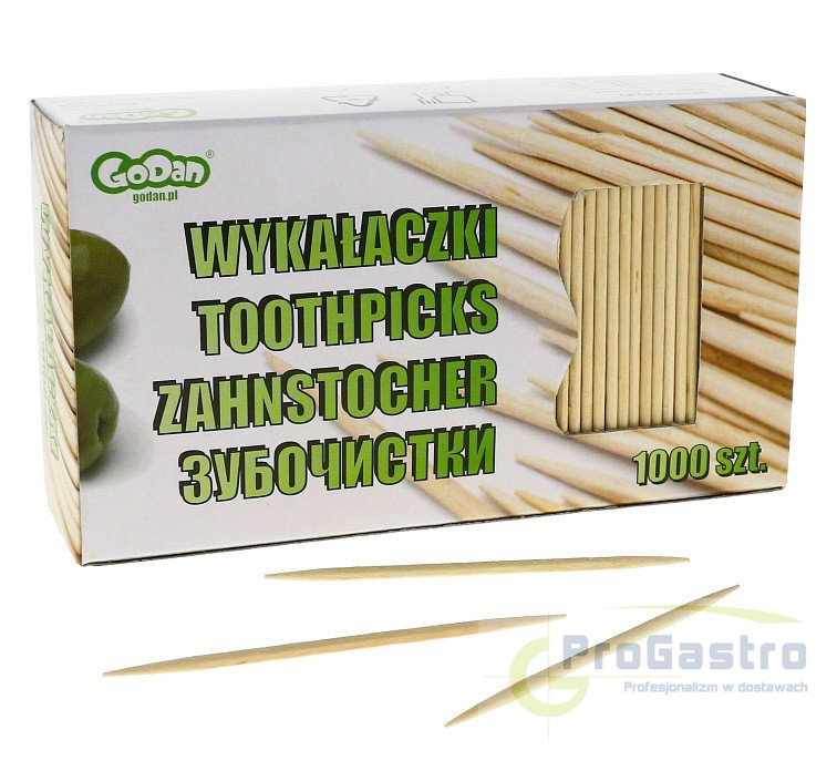 Wykałaczki drewniane 1000 szt. Wykałaczki drewniane 1000 szt.