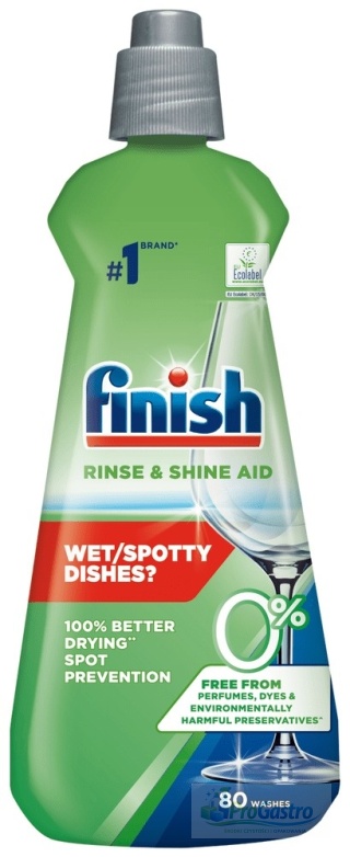 FINISH Eco 0% Shine&Dry Nabłyszczacz do zmywarki 400ml