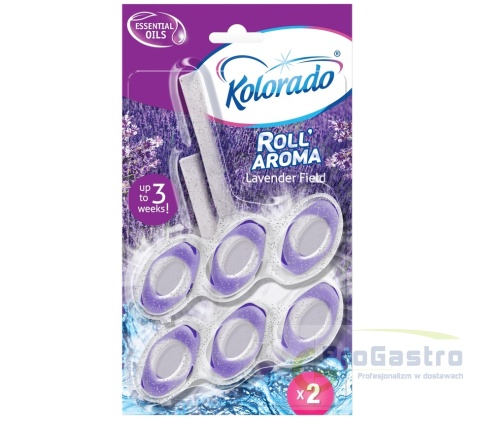 Kostka do WC Roll Aroma Lavender Field Kolorado Duopack