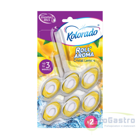 Kostka do WC Roll Aroma Cristal Lemon Kolorado Duopack