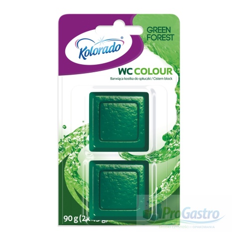 Kostka do wc Kolorado Forest Green Barwiąca do Spłuczki 2 sztuki Zielona