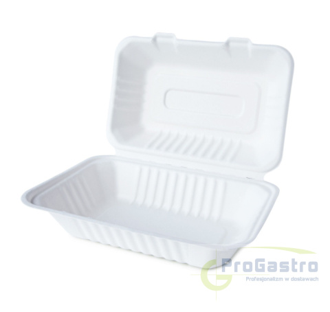 Menubox Półobiad z trzciny cukrowej 230x158x80 mm 50 sztuk EKO