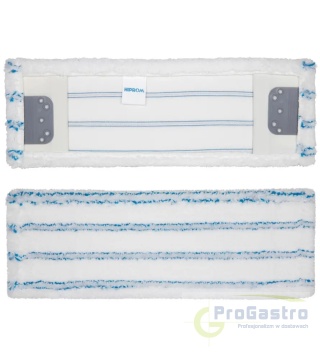 Mop Mikrofibra Płaski z paskami ściernymi 40 cm System Duo Kieszeń+Uszy TTS