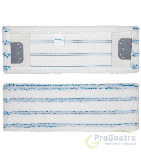 Mop Mikrofibra Płaski z paskami ściernymi  40 cm System Duo Kieszeń+Uszy TTS