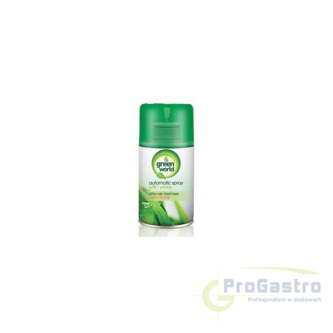 Odświeżacz powietrza Green World 250 ml Deszczowa Świeżość do automatu Odświeżacz powietrza Green World 250 ml Deszczowa Świeżość do automatu