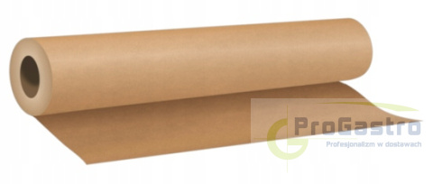 Papier do pieczenia silikonowany brązowy 38cm x 50 m Papier do pieczenia silikonowany brązowy 38cm x 50 m