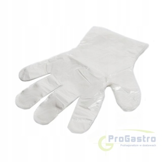 Rękawice Foliowe 100 sztuk HDPE Rozmiar S