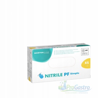 Rękawice nitrylowe niebieskie rozmiar XS opakowanie 100 szt