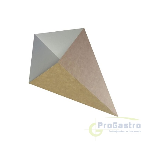 Rożek papierowy na frytki duzy 20x35cm  100 sztuk