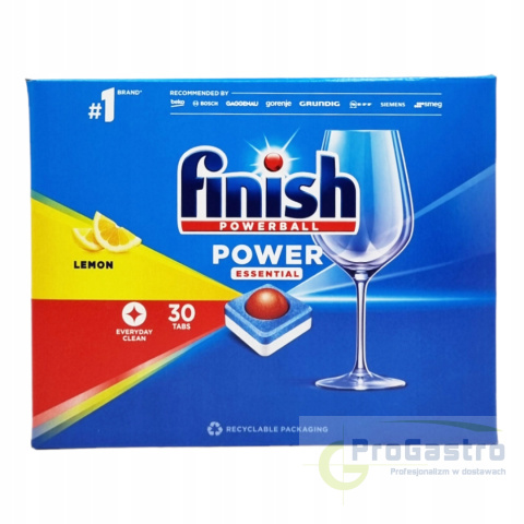 Tabletki do zmywarki Finish Essential 30 sztuk Lemon Tabletki do zmywarki Finish Essential 30 sztuk Lemon